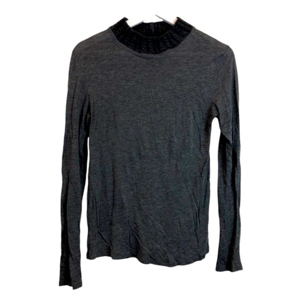 Zara Grey Long Sleeve Sweater Top